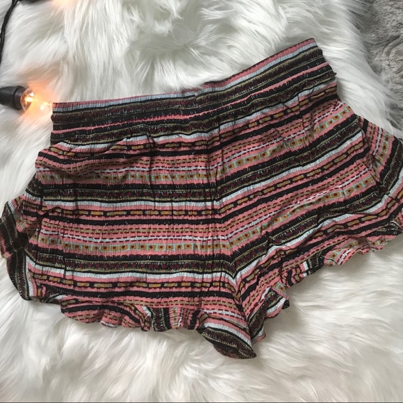 Multi-color Flowy Shorts! - Picture 3 of 3